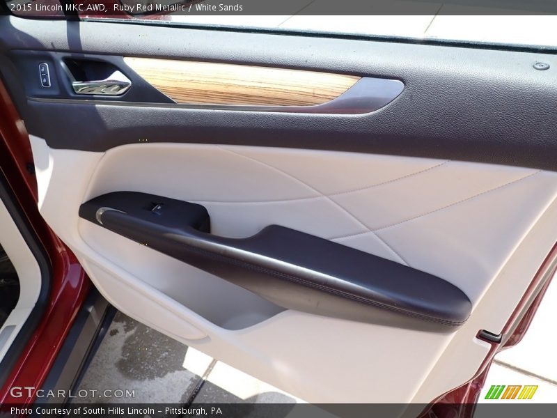 Ruby Red Metallic / White Sands 2015 Lincoln MKC AWD
