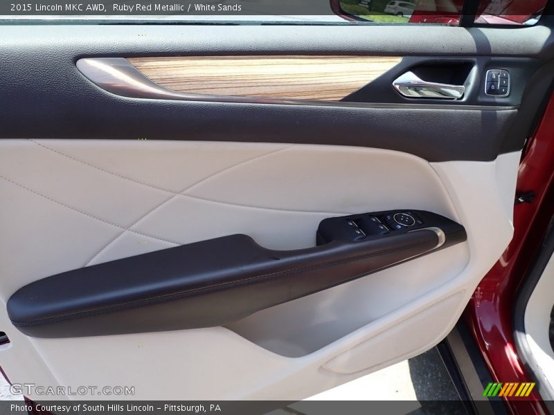 Ruby Red Metallic / White Sands 2015 Lincoln MKC AWD