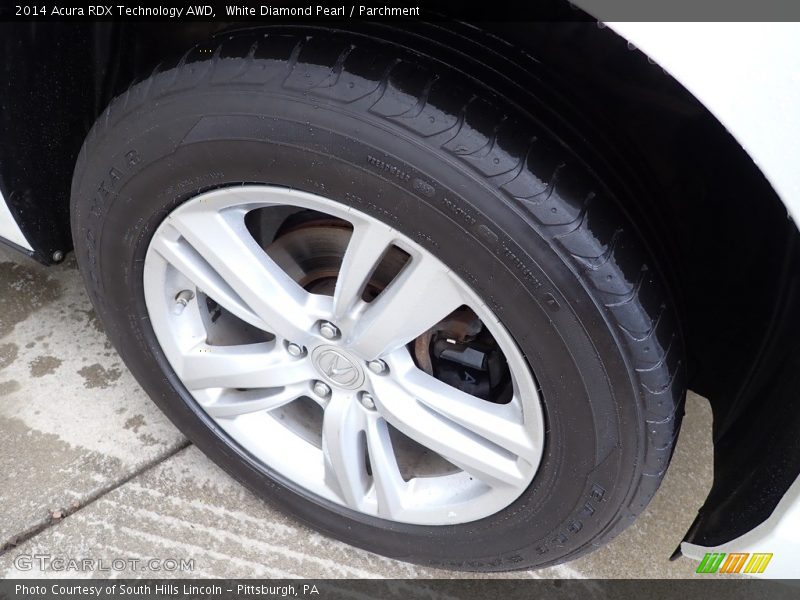 White Diamond Pearl / Parchment 2014 Acura RDX Technology AWD