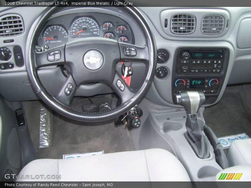 Imperial Blue Metallic / Light Gray 2008 Chevrolet TrailBlazer LT 4x4