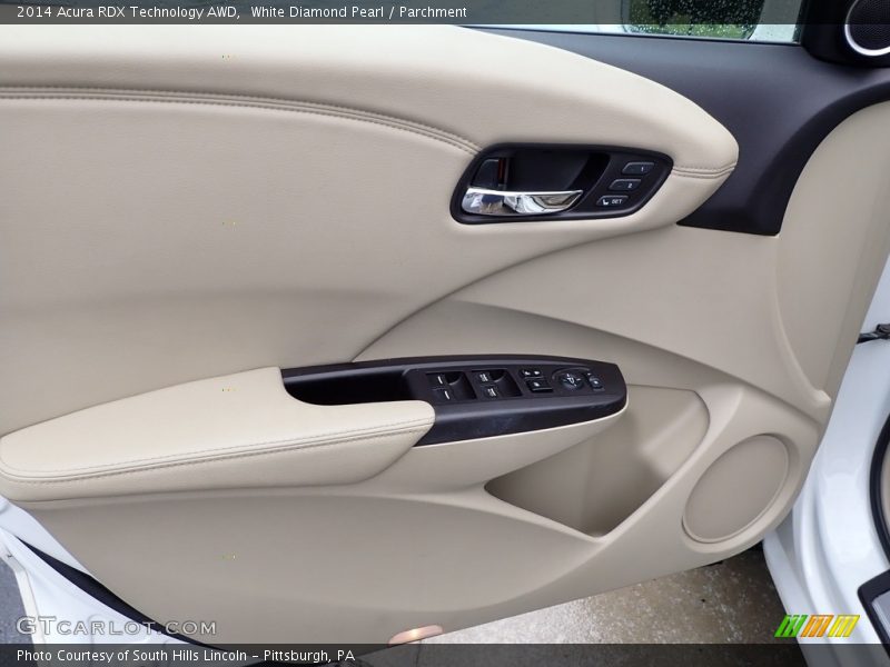 White Diamond Pearl / Parchment 2014 Acura RDX Technology AWD