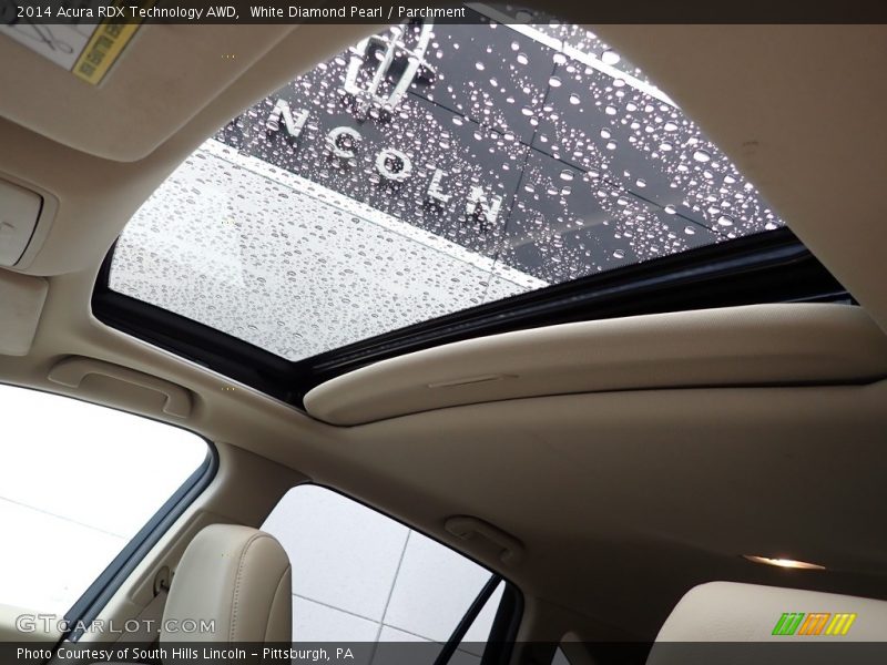 White Diamond Pearl / Parchment 2014 Acura RDX Technology AWD