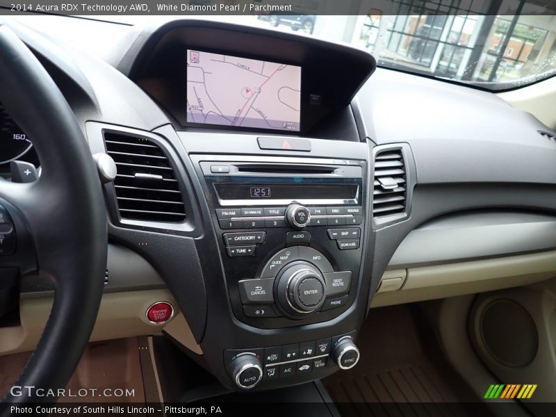 White Diamond Pearl / Parchment 2014 Acura RDX Technology AWD