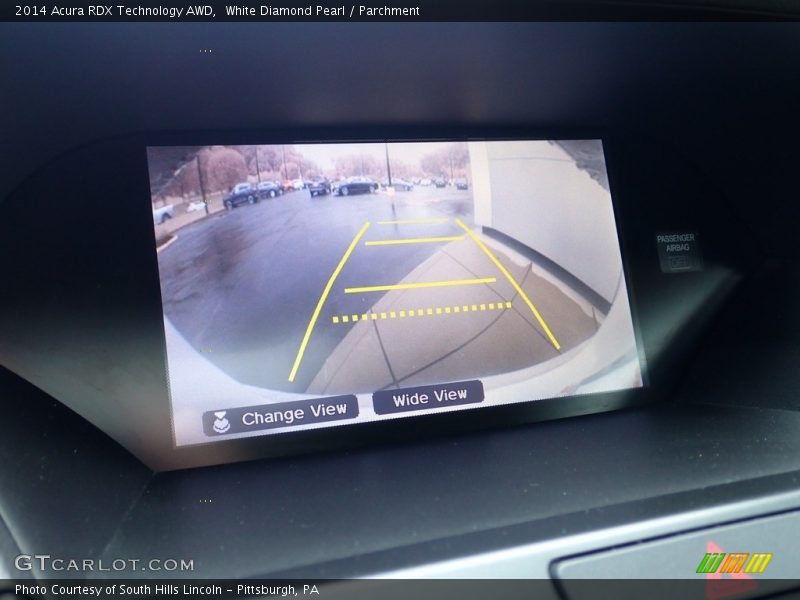 White Diamond Pearl / Parchment 2014 Acura RDX Technology AWD