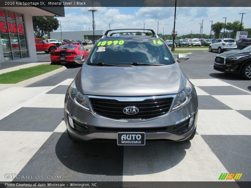 Mineral Silver / Black 2016 Kia Sportage SX