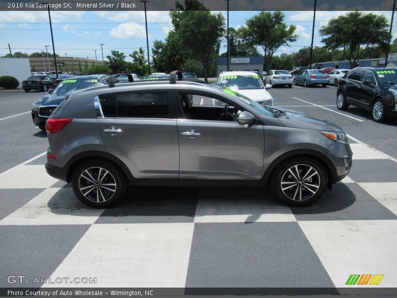 Mineral Silver / Black 2016 Kia Sportage SX