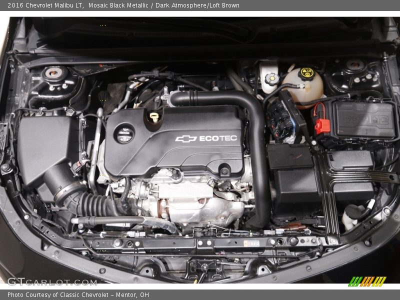 Mosaic Black Metallic / Dark Atmosphere/Loft Brown 2016 Chevrolet Malibu LT