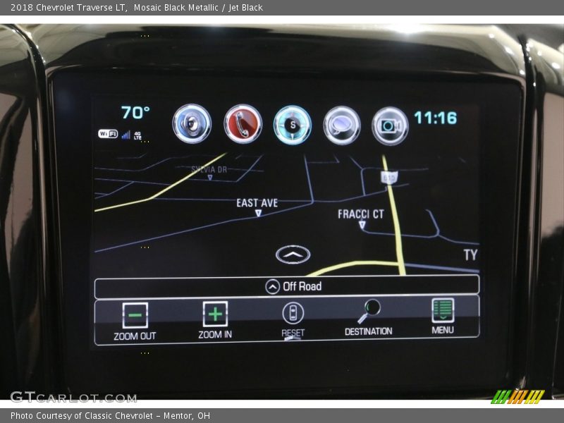 Mosaic Black Metallic / Jet Black 2018 Chevrolet Traverse LT