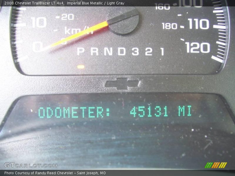 Imperial Blue Metallic / Light Gray 2008 Chevrolet TrailBlazer LT 4x4