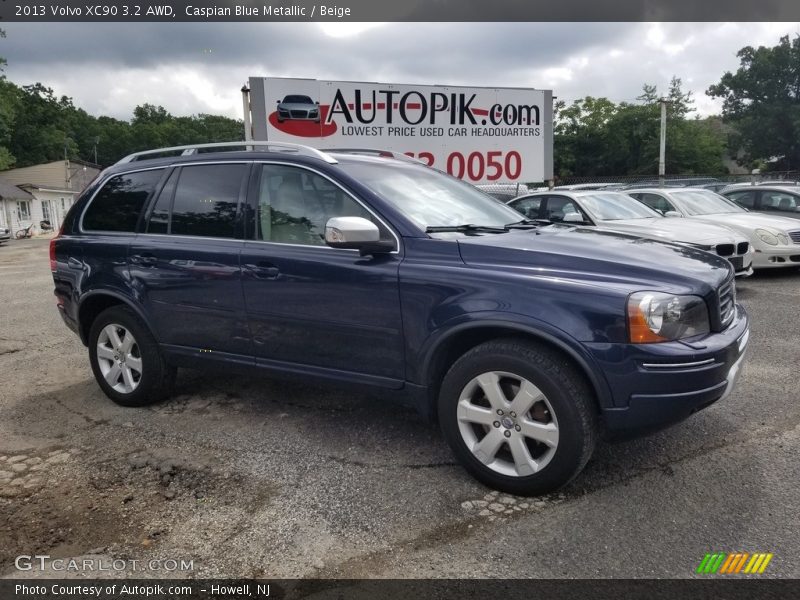 Caspian Blue Metallic / Beige 2013 Volvo XC90 3.2 AWD