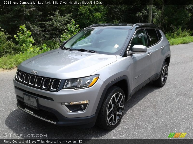 Billet Silver Metallic / Black/Ski Gray 2018 Jeep Compass Limited 4x4