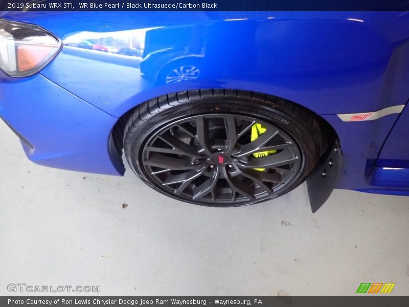 WR Blue Pearl / Black Ultrasuede/Carbon Black 2019 Subaru WRX STI
