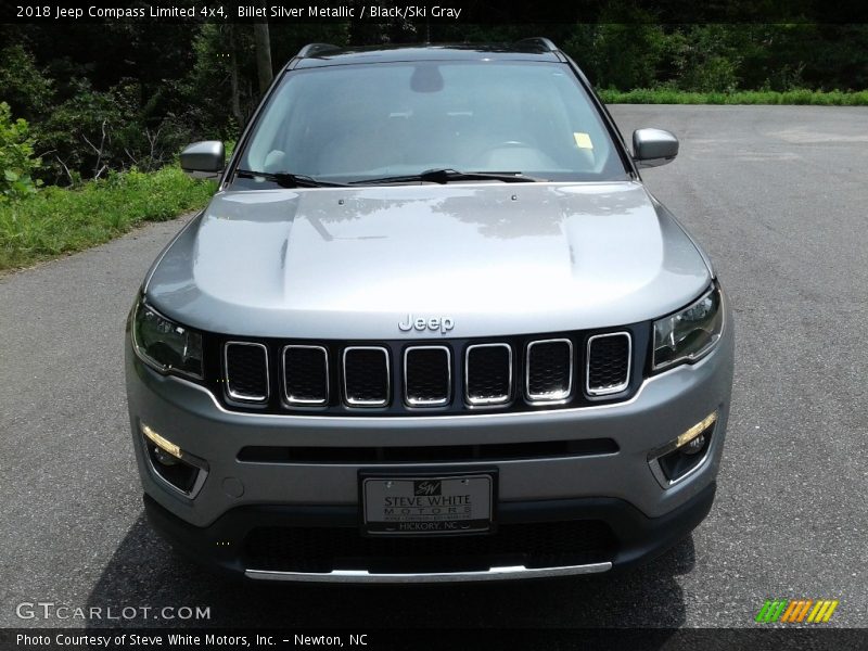 Billet Silver Metallic / Black/Ski Gray 2018 Jeep Compass Limited 4x4