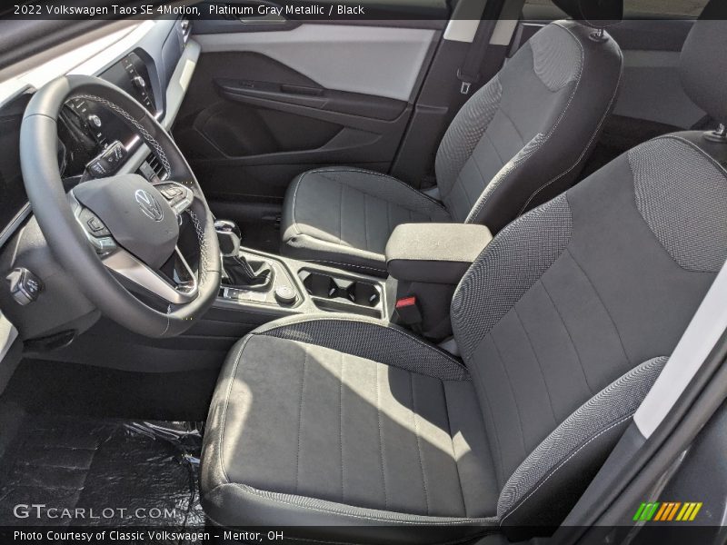 Front Seat of 2022 Taos SE 4Motion