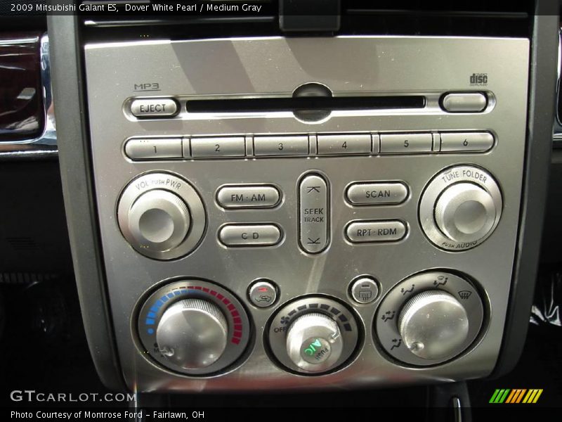 Dover White Pearl / Medium Gray 2009 Mitsubishi Galant ES