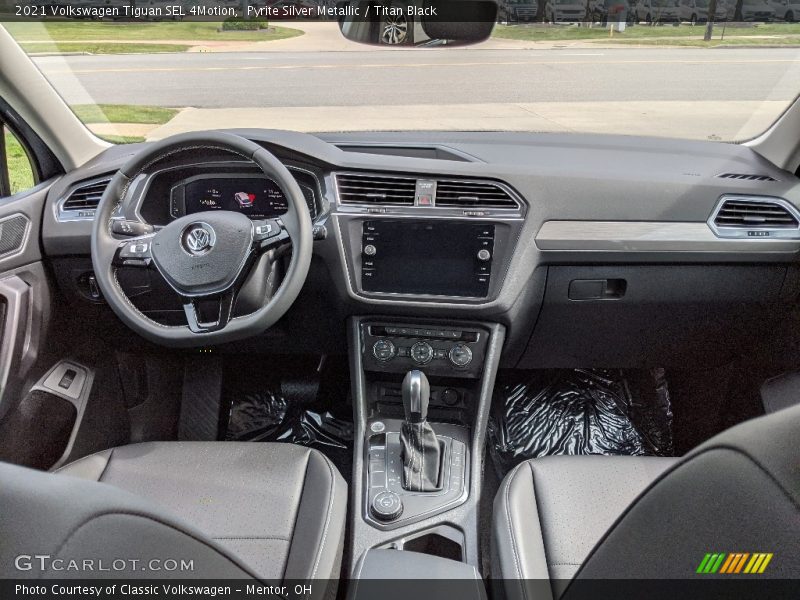 Dashboard of 2021 Tiguan SEL 4Motion