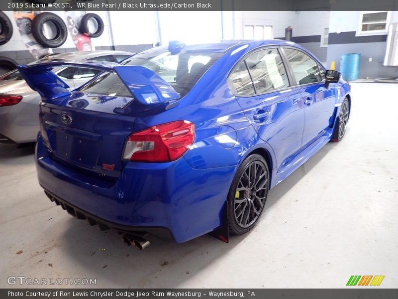 WR Blue Pearl / Black Ultrasuede/Carbon Black 2019 Subaru WRX STI