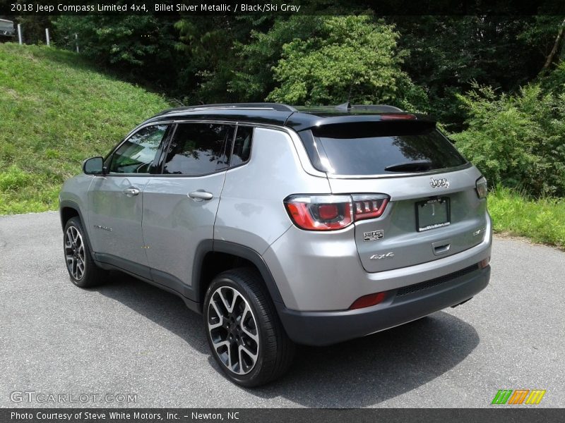 Billet Silver Metallic / Black/Ski Gray 2018 Jeep Compass Limited 4x4