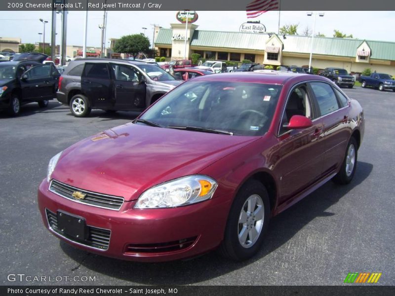 Red Jewel Tintcoat / Gray 2009 Chevrolet Impala LT