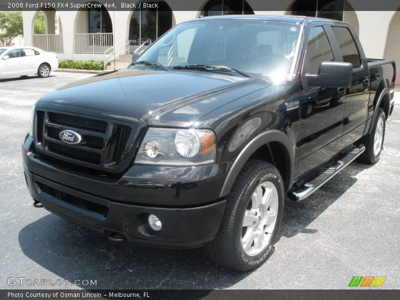 Black / Black 2008 Ford F150 FX4 SuperCrew 4x4