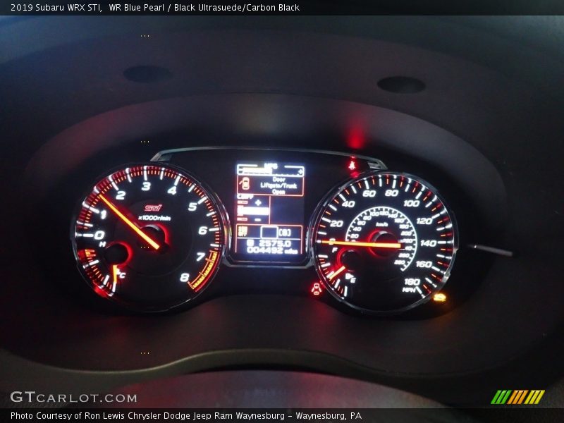  2019 WRX STI STI Gauges