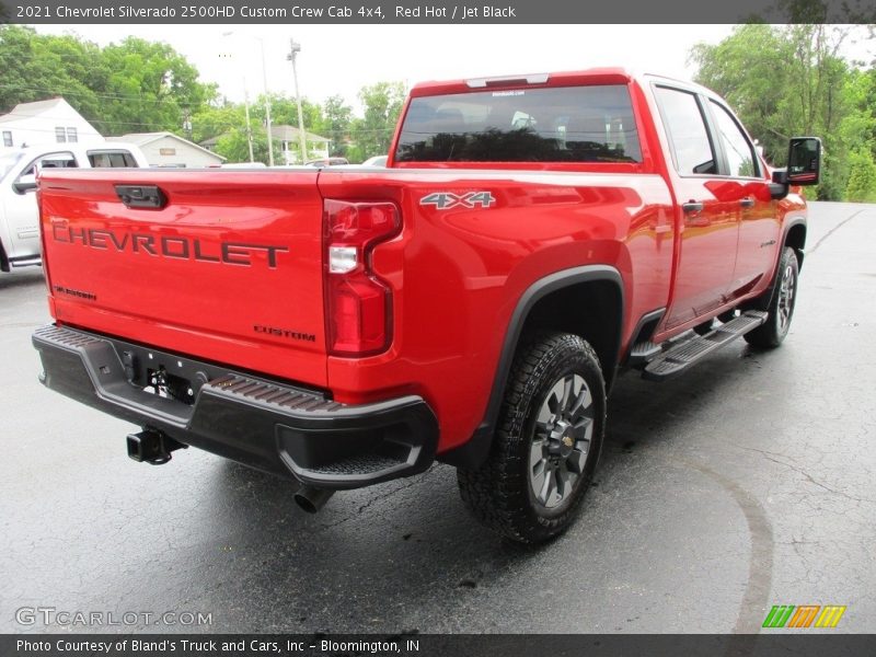 Red Hot / Jet Black 2021 Chevrolet Silverado 2500HD Custom Crew Cab 4x4