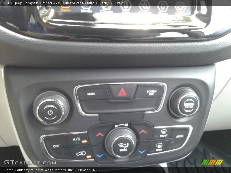 Billet Silver Metallic / Black/Ski Gray 2018 Jeep Compass Limited 4x4