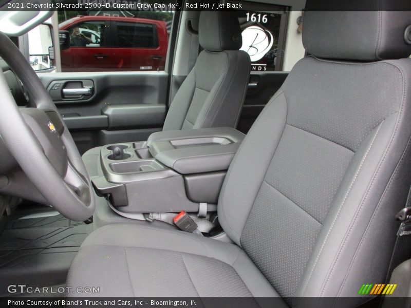 Red Hot / Jet Black 2021 Chevrolet Silverado 2500HD Custom Crew Cab 4x4