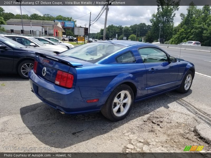 Vista Blue Metallic / Medium Parchment 2007 Ford Mustang GT Deluxe Coupe