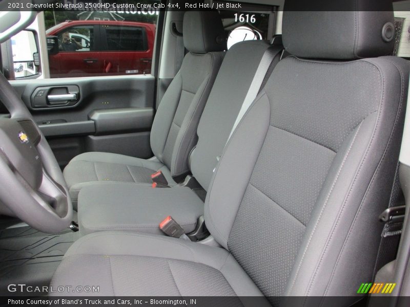Red Hot / Jet Black 2021 Chevrolet Silverado 2500HD Custom Crew Cab 4x4