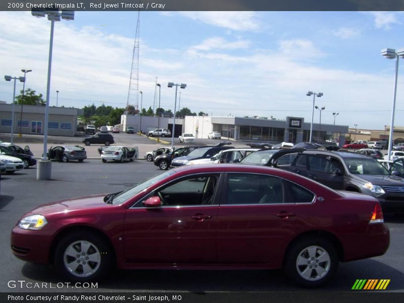 Red Jewel Tintcoat / Gray 2009 Chevrolet Impala LT