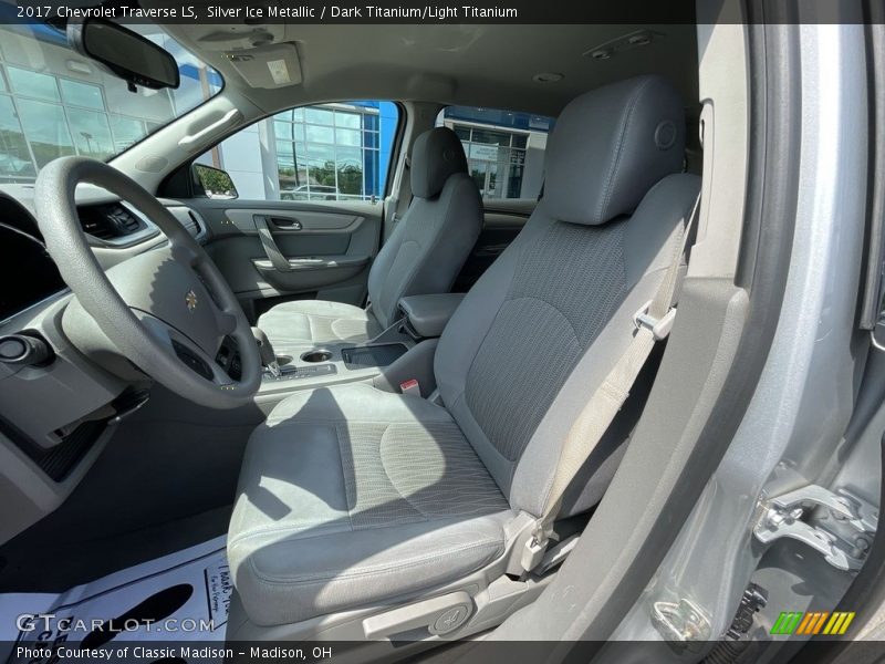 Silver Ice Metallic / Dark Titanium/Light Titanium 2017 Chevrolet Traverse LS