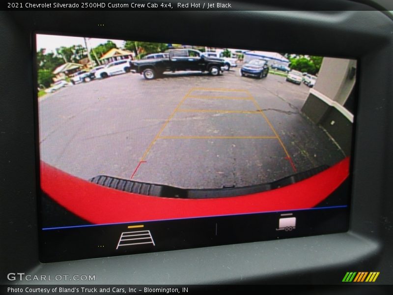Red Hot / Jet Black 2021 Chevrolet Silverado 2500HD Custom Crew Cab 4x4