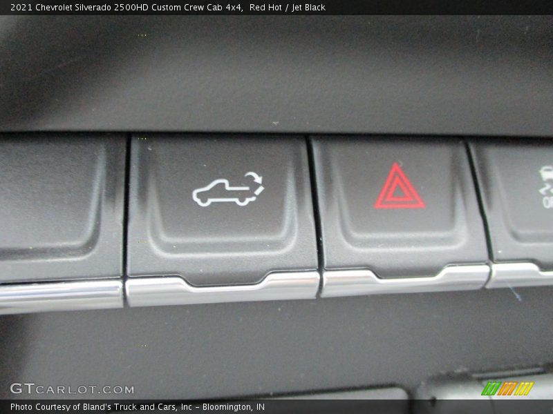 Red Hot / Jet Black 2021 Chevrolet Silverado 2500HD Custom Crew Cab 4x4