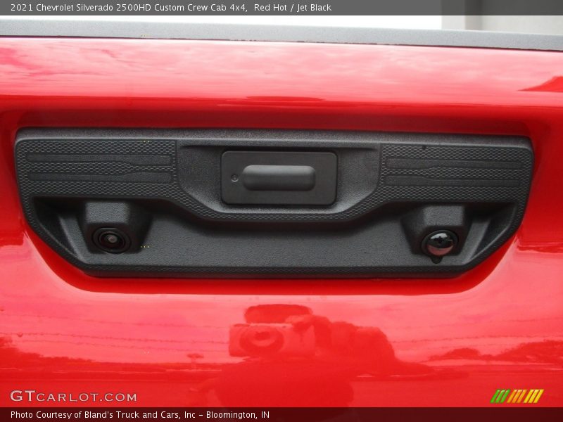 Red Hot / Jet Black 2021 Chevrolet Silverado 2500HD Custom Crew Cab 4x4