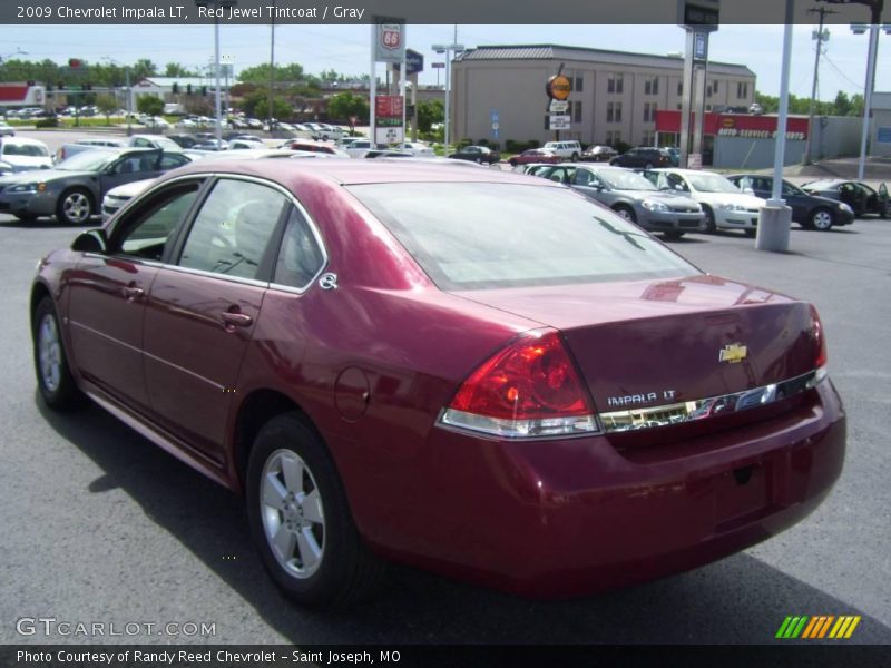 Red Jewel Tintcoat / Gray 2009 Chevrolet Impala LT