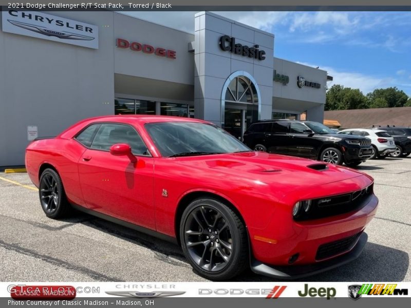 Torred / Black 2021 Dodge Challenger R/T Scat Pack