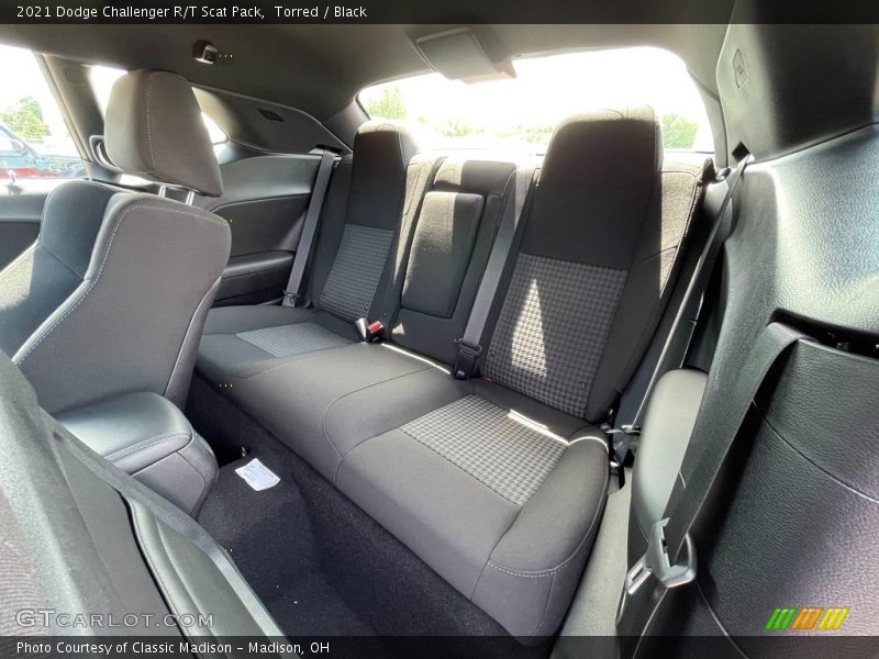Rear Seat of 2021 Challenger R/T Scat Pack