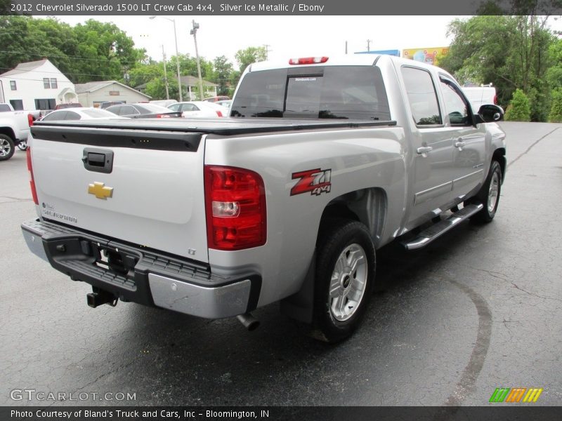 Silver Ice Metallic / Ebony 2012 Chevrolet Silverado 1500 LT Crew Cab 4x4