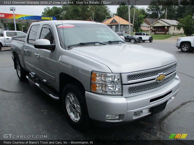 Silver Ice Metallic / Ebony 2012 Chevrolet Silverado 1500 LT Crew Cab 4x4