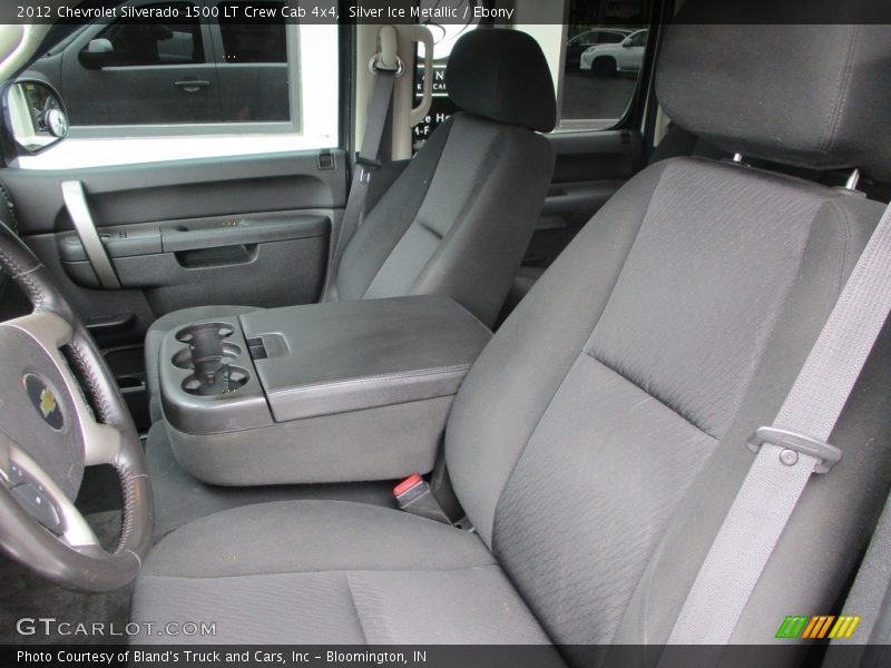 Silver Ice Metallic / Ebony 2012 Chevrolet Silverado 1500 LT Crew Cab 4x4