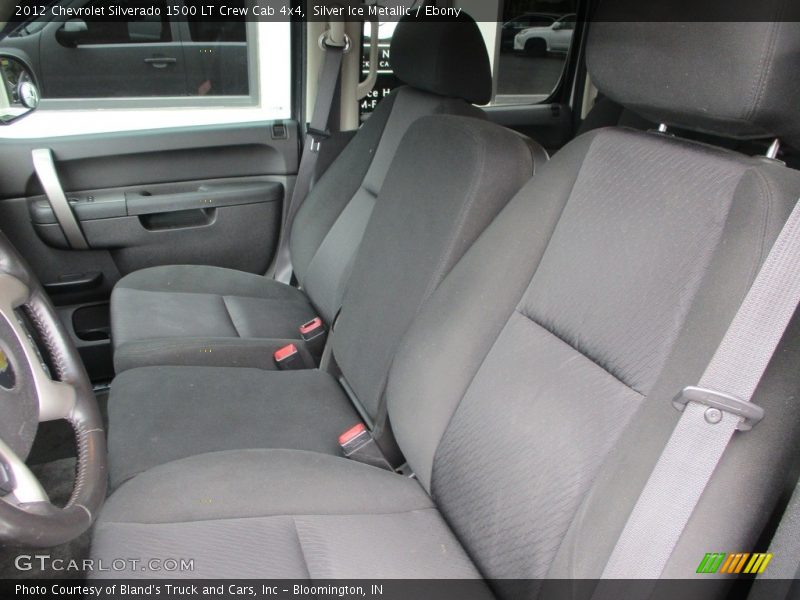 Silver Ice Metallic / Ebony 2012 Chevrolet Silverado 1500 LT Crew Cab 4x4