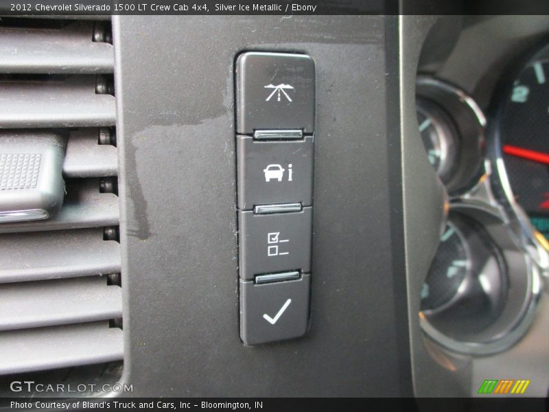 Silver Ice Metallic / Ebony 2012 Chevrolet Silverado 1500 LT Crew Cab 4x4