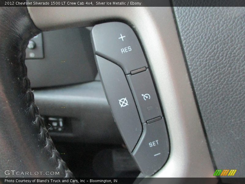 Silver Ice Metallic / Ebony 2012 Chevrolet Silverado 1500 LT Crew Cab 4x4