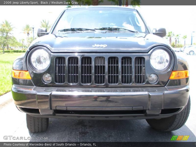 Black / Medium Slate Gray 2006 Jeep Liberty Sport