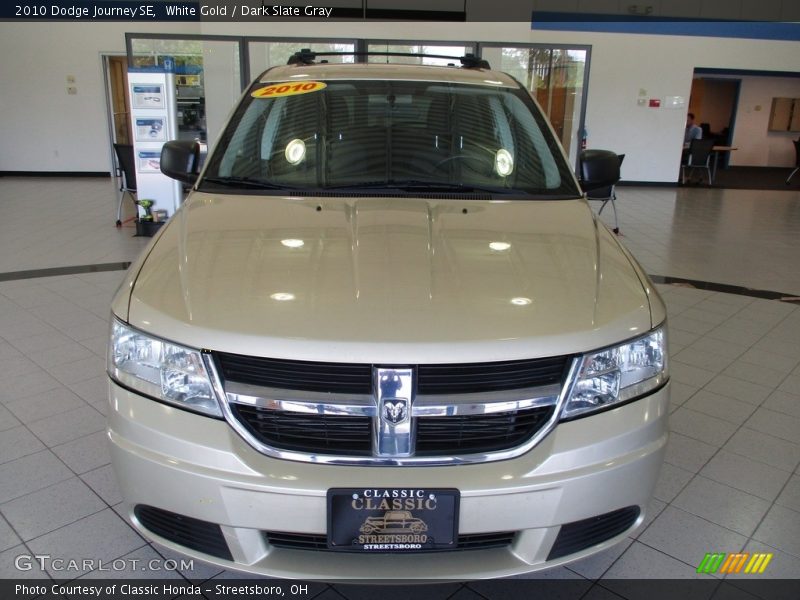 White Gold / Dark Slate Gray 2010 Dodge Journey SE