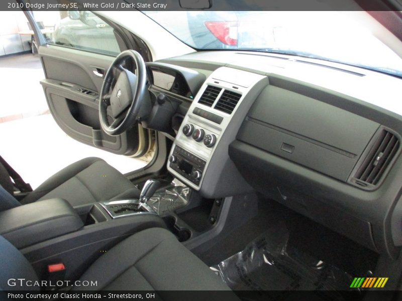 White Gold / Dark Slate Gray 2010 Dodge Journey SE