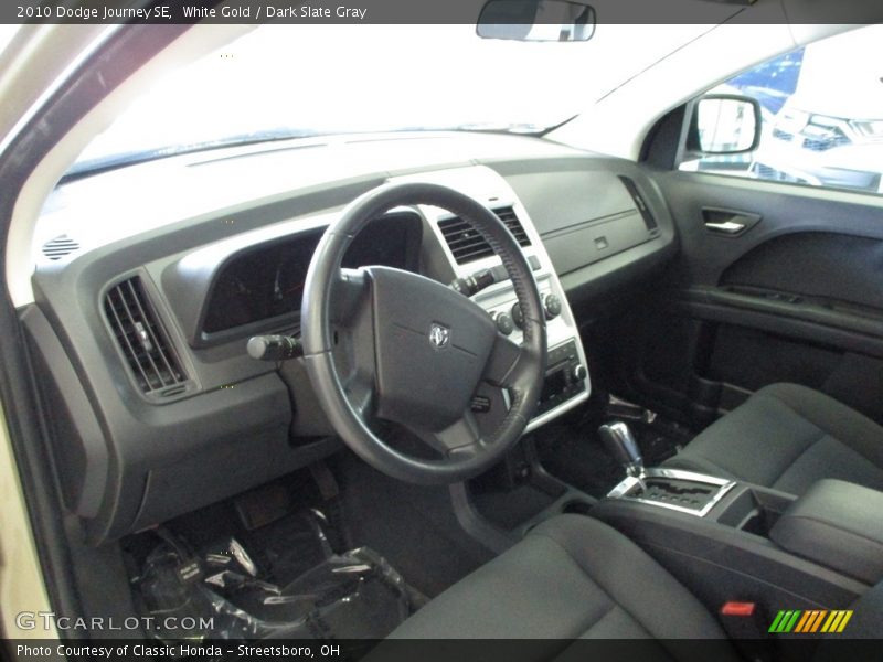 White Gold / Dark Slate Gray 2010 Dodge Journey SE