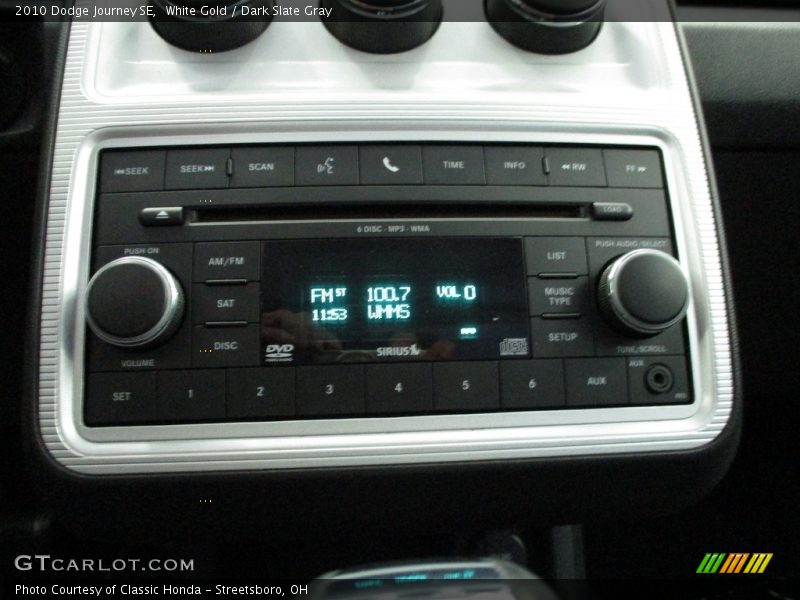 White Gold / Dark Slate Gray 2010 Dodge Journey SE