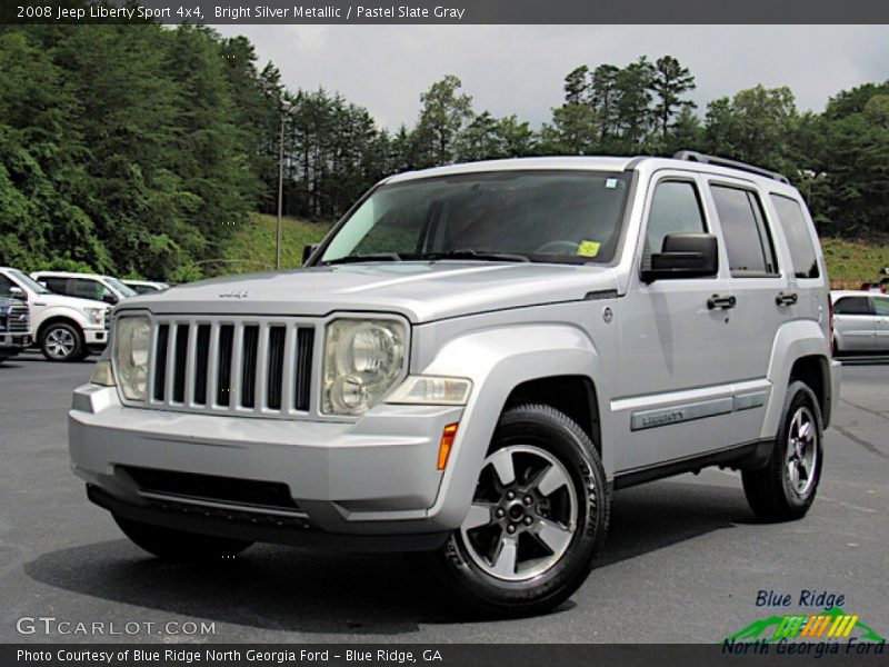 Bright Silver Metallic / Pastel Slate Gray 2008 Jeep Liberty Sport 4x4
